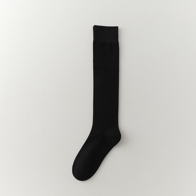 Autumn/Winter High-quality 5A Women's Knee And Calf Mid Length Socks Lightweight And Warm Cold-proof Fine Wool Stripes Stockings