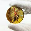 Water Margin Commemorative Medal, Metal Crafts, Colorful Gold, Four Great Classical Novels, Collectibles, Souvenirs, Small Coins as Gifts