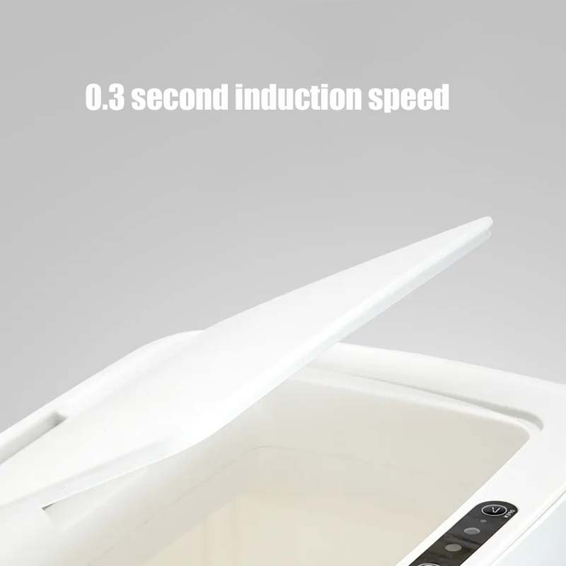 Automatic Intelligent Induction Trash Can Household Smart Sensor Garbage Can Kitchen Bathroom Waterproof Trash Bins with Lid Electric Trash Can