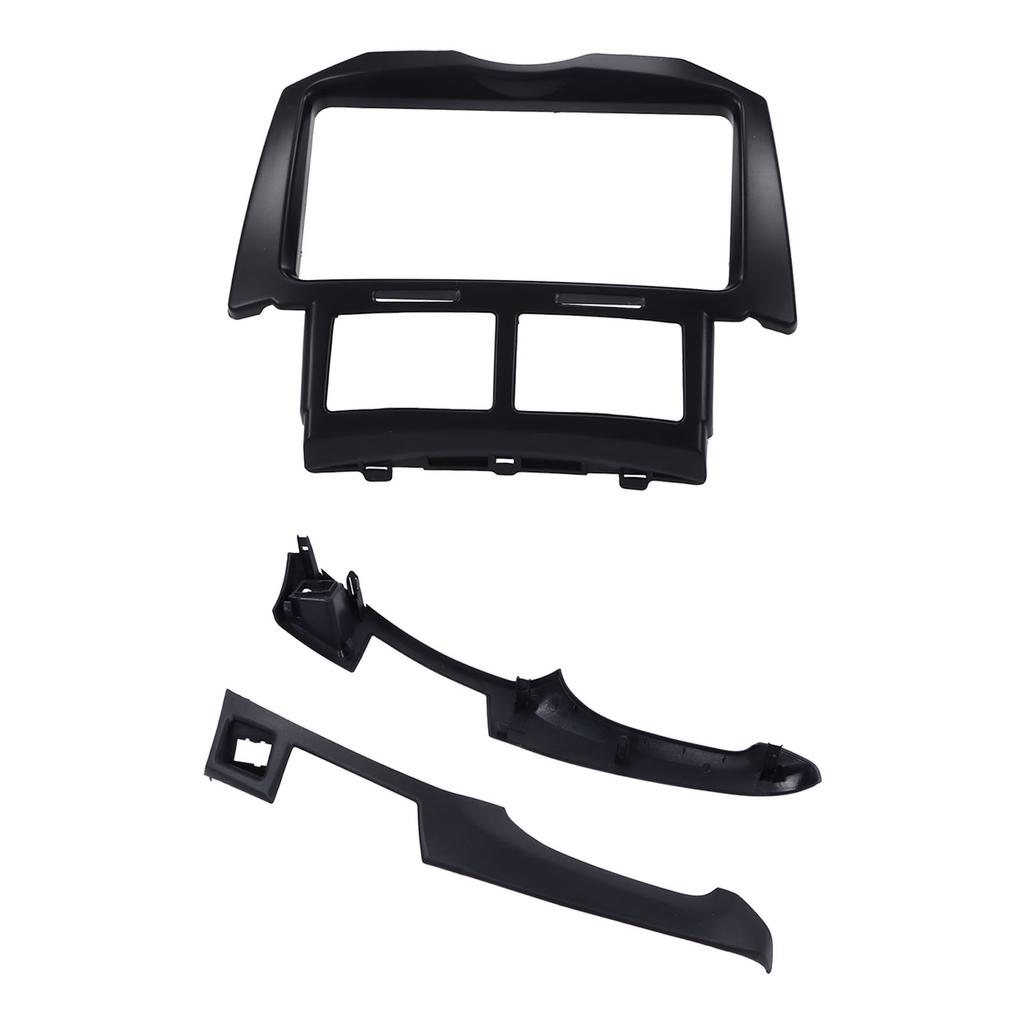 Panel Frontal para Radio Estéreo 2DIN para Coche, Panel de Marco para Salpicadero, Reemplazo para Yaris Vitz Platz 2005‑2011 Negro