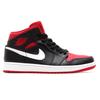 Jordan 1 Mid Black Gym Red White 554724-020