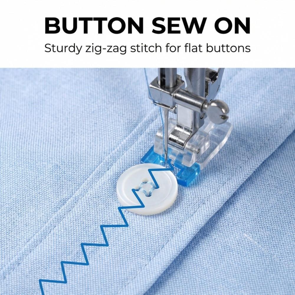 11Pcs Easy Use Multifunction Sewing Machine Presser Foot Household Durable Presser Foot Set Sewing Machine Parts Clothes Making