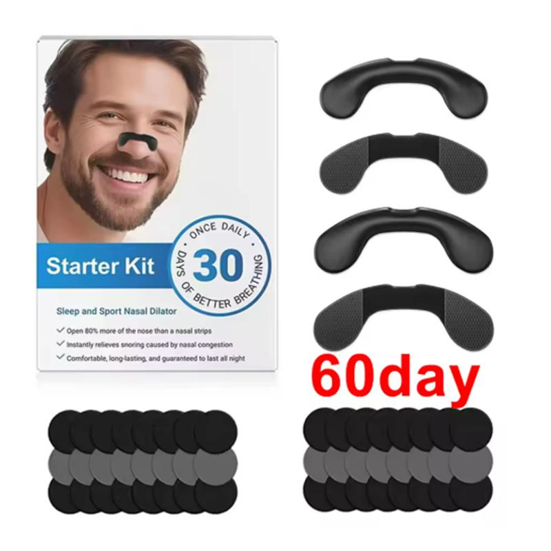 Anti-Snoring Nasal Patch Breathing Correction Kit Non-Invasive Physical Expansion Sleep Aid for Easier Breath