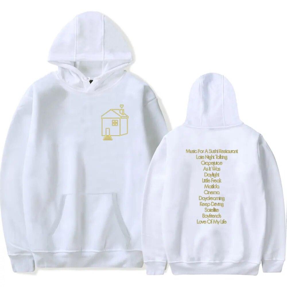 Love On Tour House Tracklist Pepper Merch Hoodie Sweatshirt Unisex/Damen HIP HOP Pullover Kapuzenpullover Langarm Pullover Unisex
