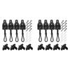 ABWR-Replacement Parts Roller Shade Hardware Bungee Kit And End Cap Shade Tie Downs For Outdoor Roller Shade Sunshade 8Pack