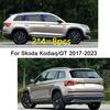 Car TPU/Glossy Mirror Pillar Post Cover For Skoda Kodiaq/GT 2017 2018      Door Trim Window Molding Sticker