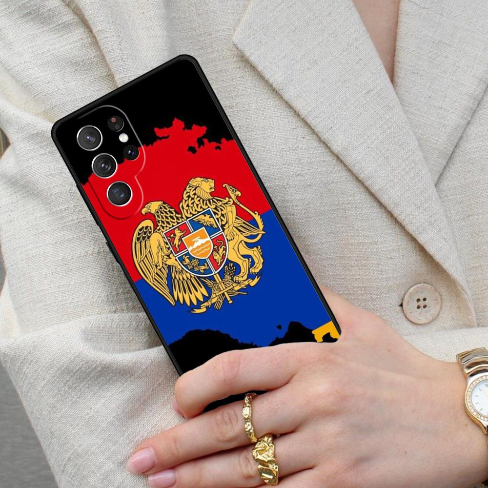 Armenia Albania Russia Flag Emblem SOFT Cell Phone Case for Samsung Galaxy S26 Ultra S25 S24 S23 S22 S21 S20 Note10 Cover