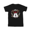 Disney Girls Minnie Mouse Reindeer Wreath Cotton T-Shirt