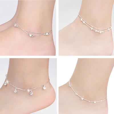 Women Star Heart Beads Ankle Chain Bracelet Barefoot Sandal Anklet Foot Jewelry