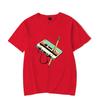 Retro Music Men's Women's Short Sleeve 80s Cassette Ribbon Pencil Men's Women's Oversized Loose Couple's T-Shirts