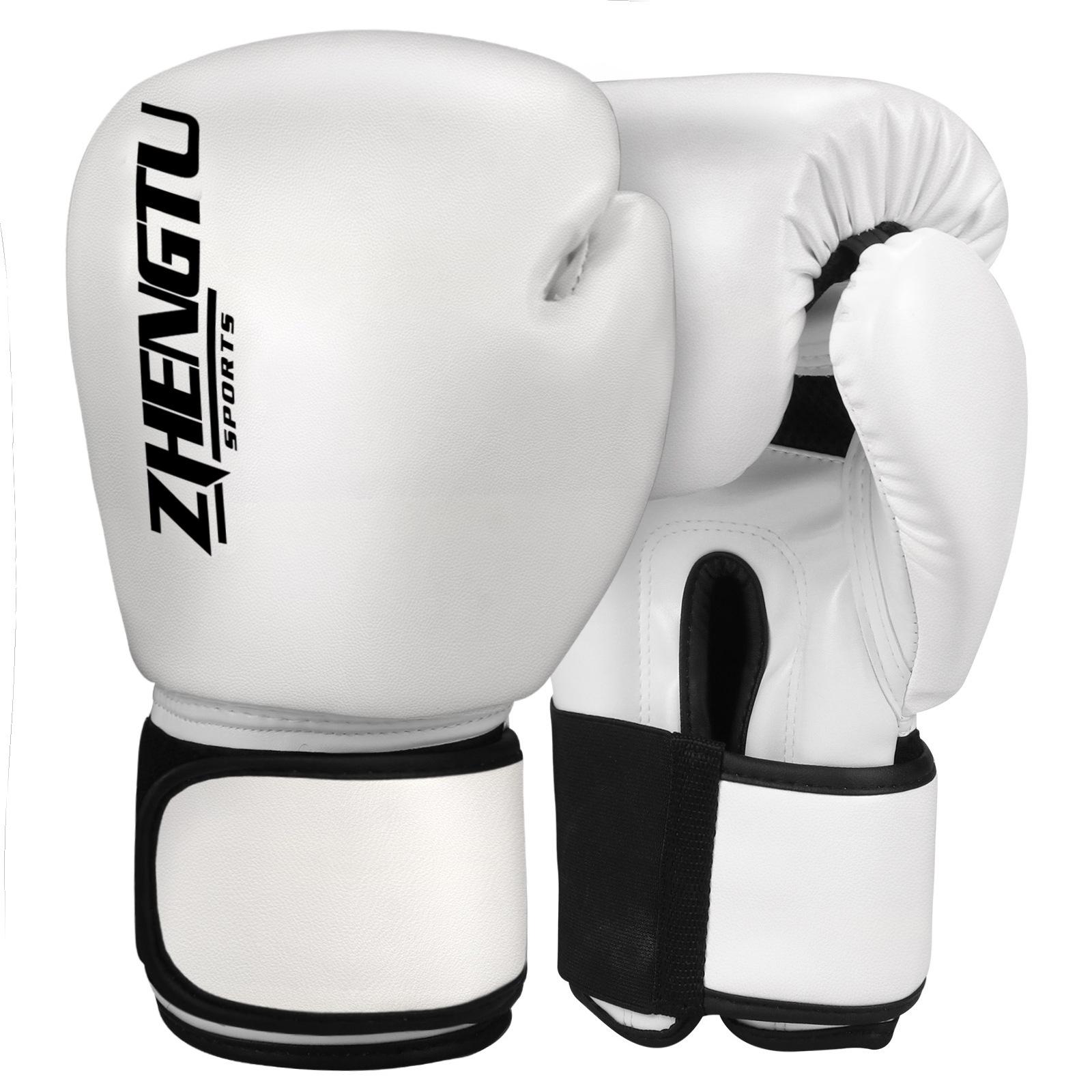 Unisex Professional Boxing Gloves for Adult Training, Muay Thai, and Competition 12oz