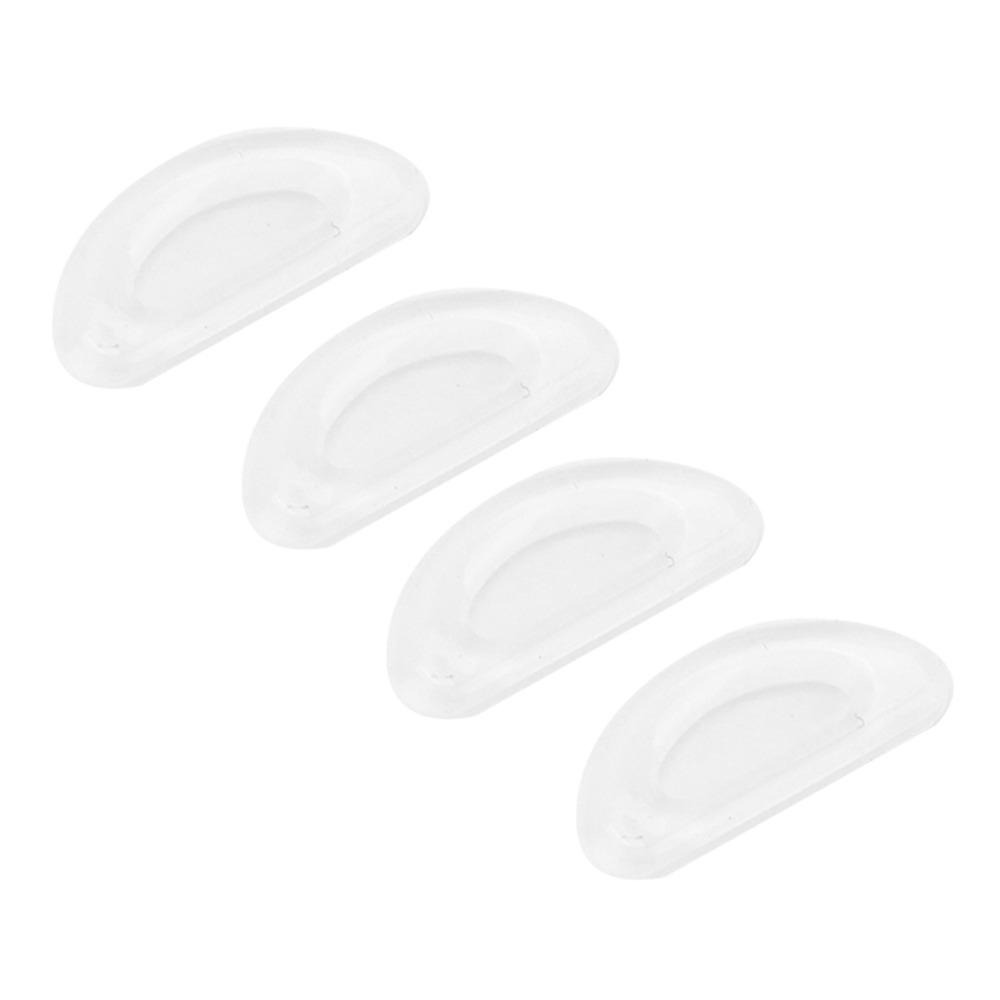 20 Pairs Silicone Material Mini Glasses Nose Pads Transparent White Air Cushion Design Non Slip Nose Pads Eyeglasses Nose Pads