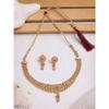 Classic  Choker Necklace with Drop Earring Jewellery Set For Women & Girls|Suited for All Festive Occasions