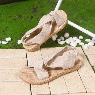 Anti-slip Shoes - New Style, Lightweight, Flat-bottomed Women s Sandals, Large Size 36
