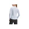 Fila Fitness Dopamine Sports Half-Zip Fleece Slim Fit Breathable Long Sleeve T-Shirt Women Tops Newborn-Blue A11W441202F-LB