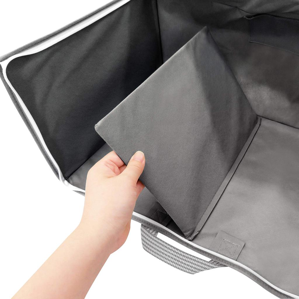 Towa Sangyo Clothing Storage Bag, Easy Access, Gabatto Storage Bag 2, Gray, Medium, Approx. 48 X 32 X 24 Cm, 84415, Set of 2