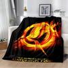 The Hunger Games Print Deka Flanelová deka Domácí cestovní deka deka tenká deka Teplá deka dárek k narozeninám