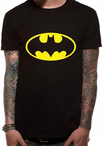 T-Shirt Officiellement Licencié BATMAN LOGO S-XXL L