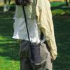 Water Bottle Carrier Bag with Phone Pocket For Umbrellas Phones and Other Small Items Hiking Camping Water Bottle Bag Navy Blue