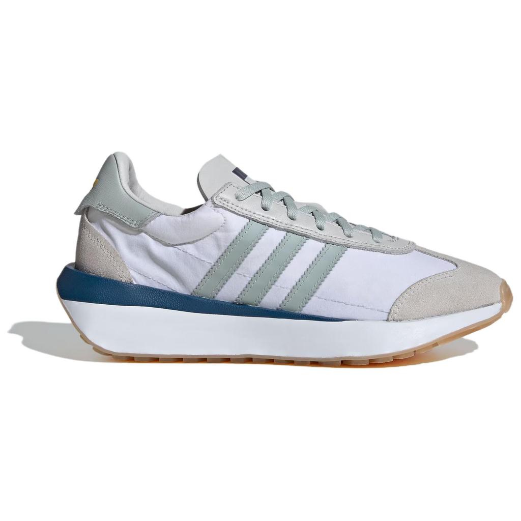 Adidas Originals Country Xlg Leather Suede Classic Retro Non-Slip Durable Low-Top Lifestyle Casual Shoes Unisex sneaker White Gray ID8334