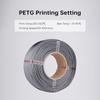 PETG Filament 1.75mm 3D Printer Filament 1kg(2.2lbs) Higher Toughness 3D Printing Filament