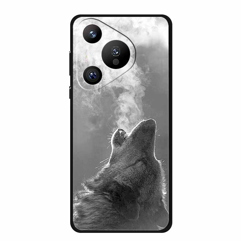 For Huawei Pura 70 Pro Case Pura70 Pro Plus Coque Black Silicone Soft Back Cover For Huawei Pura 70 Ultra Phone Case Funda Shell