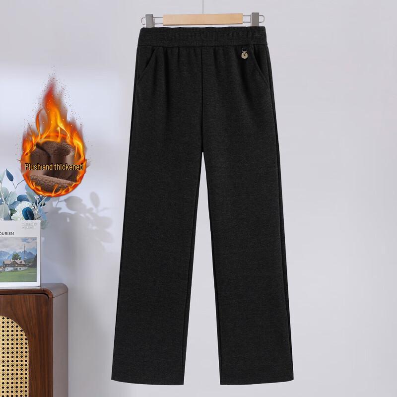 

Женские зимние вязаные брюки прямого кроя на флисовой подкладке Baolianduo 2XL