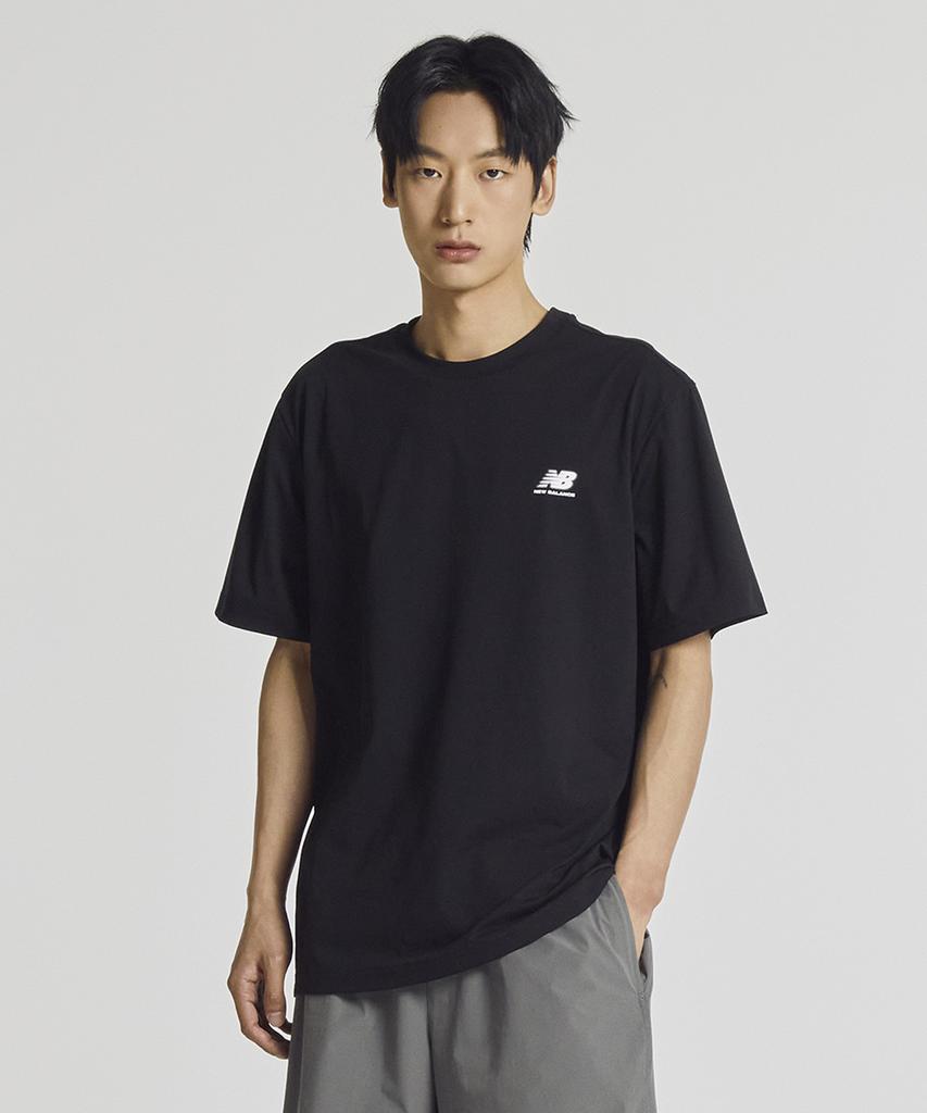 Nyuballanseu Nbneg31633 / Uni Frozen Essential Small Logo Short Sleeve T-Shirt (Black)