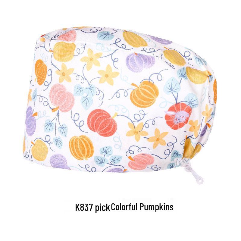 Oddychający Czysta Bawełna Czepek Chirurgiczny dla Lekarzy i Pielęgniarek