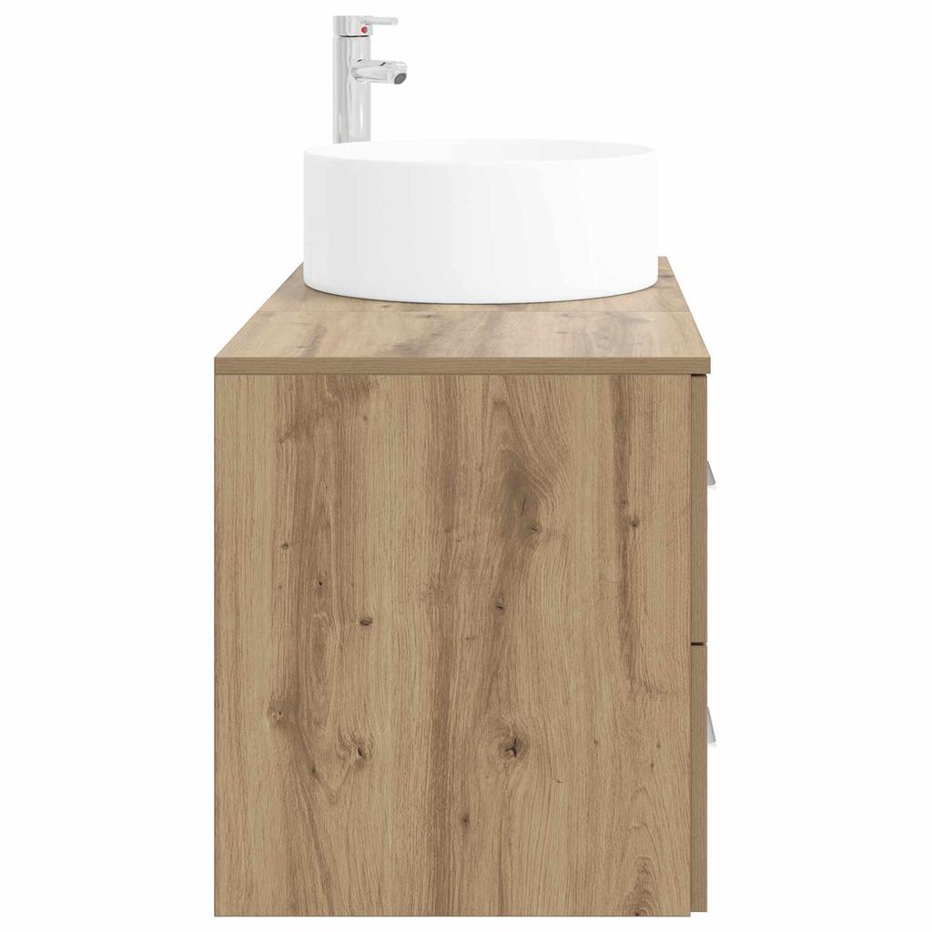 Bathroom Furniture Set 2 Pcs. Artisan Oak Engineered Wood