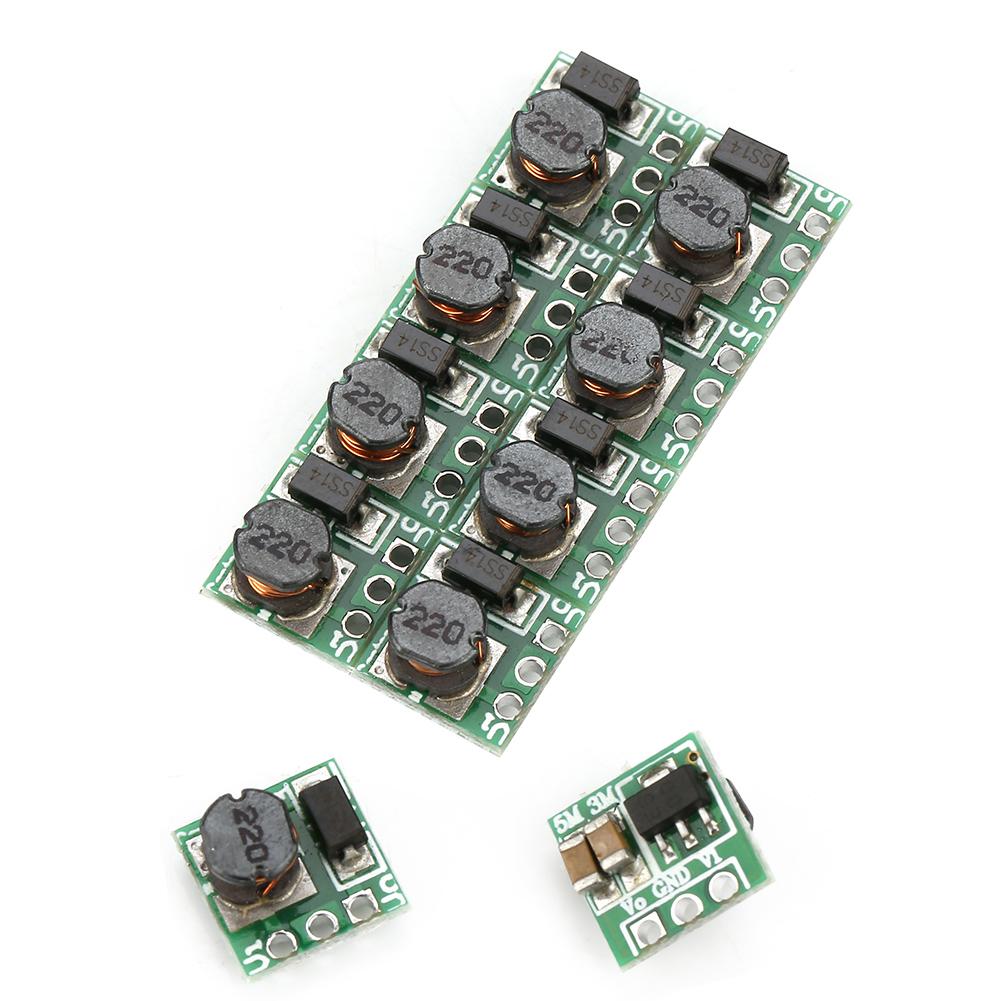 10Pcs 1.5V 1.8V 2.8V 3V 3.3V 3.7V 4.2V To 5V DCDC Boost Converter Module T64
