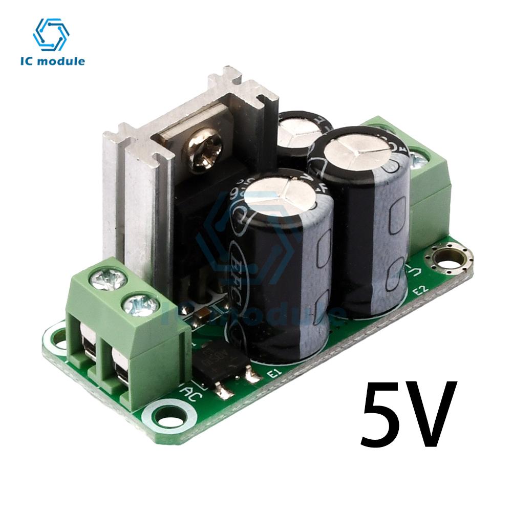 Single regulated power supply module DC 5V 6\V 9V 12V 15V 24V rectifier filter board 7805/ 7809 / 7812/7824  for Audio Amplifier
