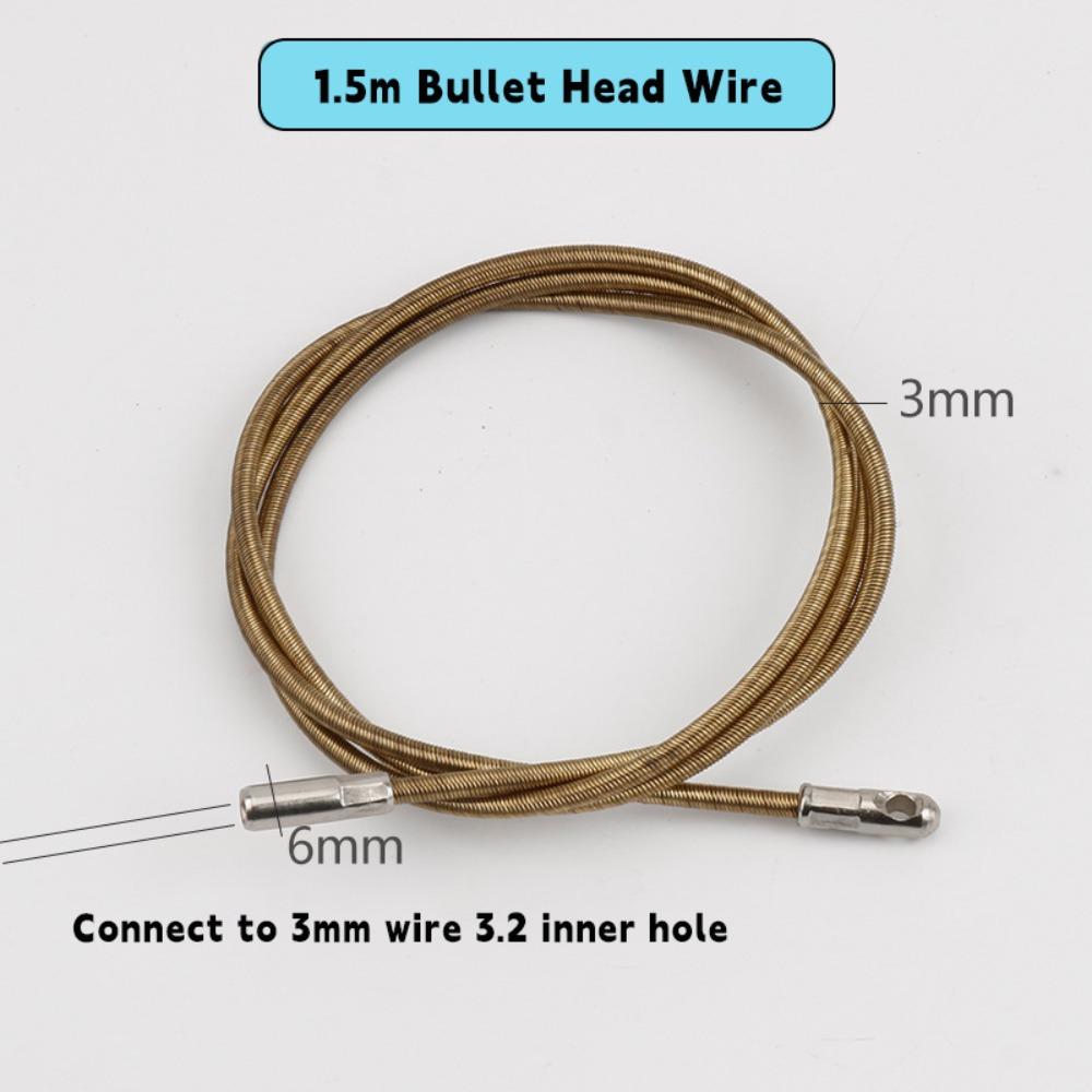 Electrician Tools Wire Puller Connector Head Connect To 3mm Wire Wire Cable Elastic Threader