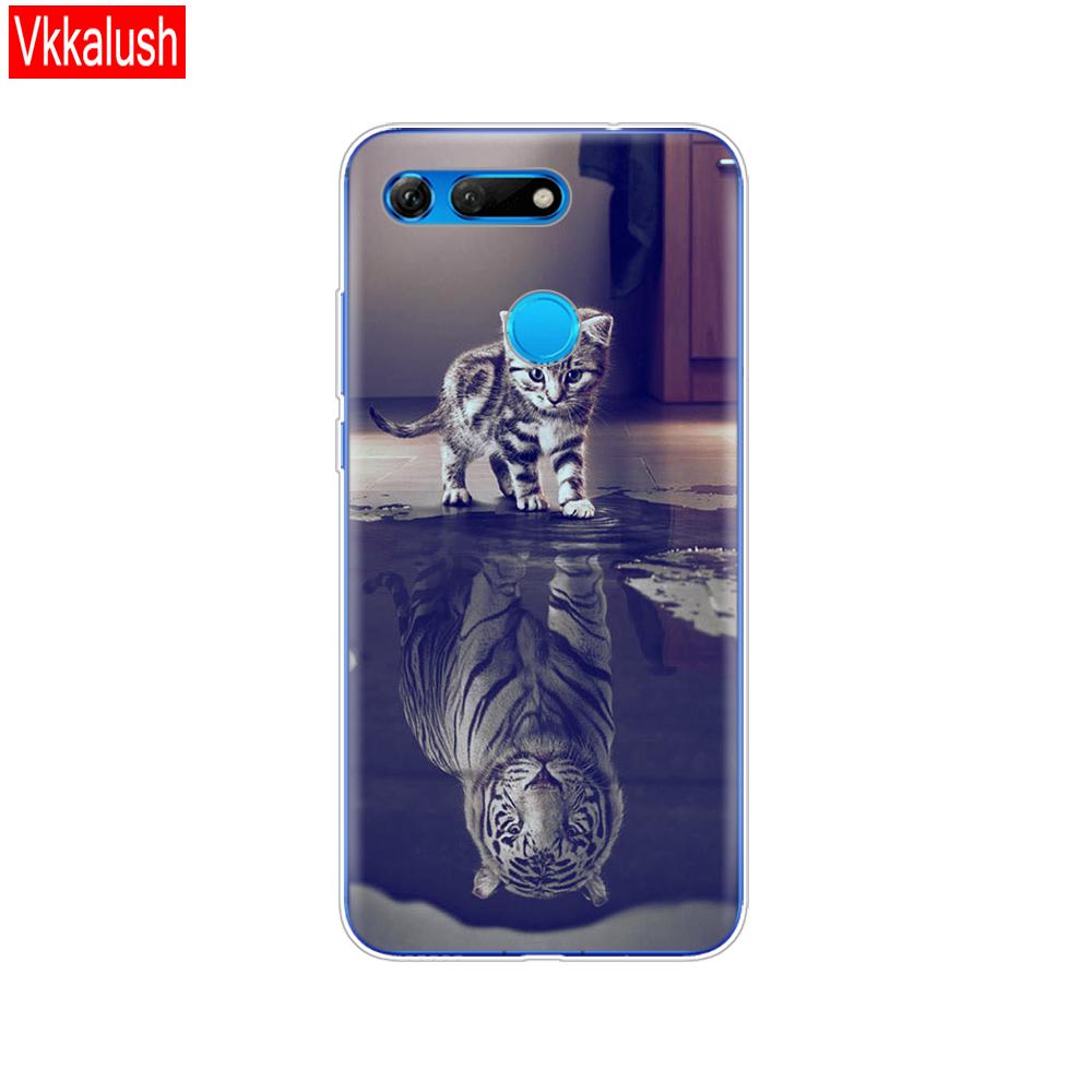 Silikonhülle für Huawei Honor View 20 V20 Hülle TPU Funda Weiche Silikonhülle für Honor V20 Capa Niedliches Tiermuster