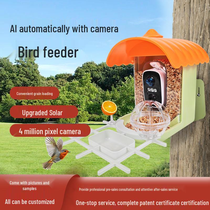 Smart Bird Feeder: Automatic Remote Pet Treat Dispenser & Custom Timer