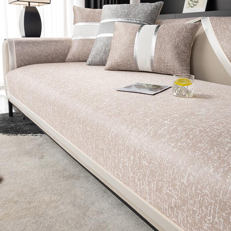 Ice Silk Cold Sofa Cushion Summer New Seat Cushion for Summer Non-Slip Summer Cool Pad Sofa Cover Cover Cloth