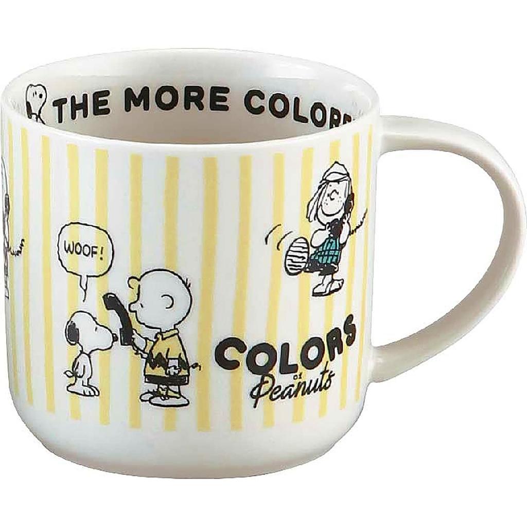Yamaka Shoten PEANUTS Mugs Microwave Recycled Made In (Pair), Approx. 350ml, Safe, Ceramic, Japan, SN910-13