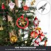 50Pcs Christmas Ball Ornament Clips Iron Metal Alligator Clips Spring Clamps Test Line Crocodile Clip Baubles Hooks Hanger for Christmas Tree