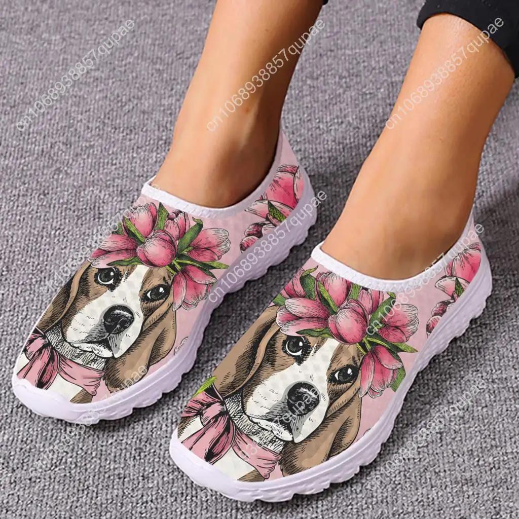 Jack Russell Terriers Mesh High Quality Sneakers Women Men Teenager Casual Fashion Custom Made Tennis Flat Couple Shoes
