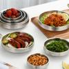 Stainless Steel Snacks Plate Kimchi Dish For Nut Fruits And Dips For Casual Dining And Entertaining Guests Gathering
