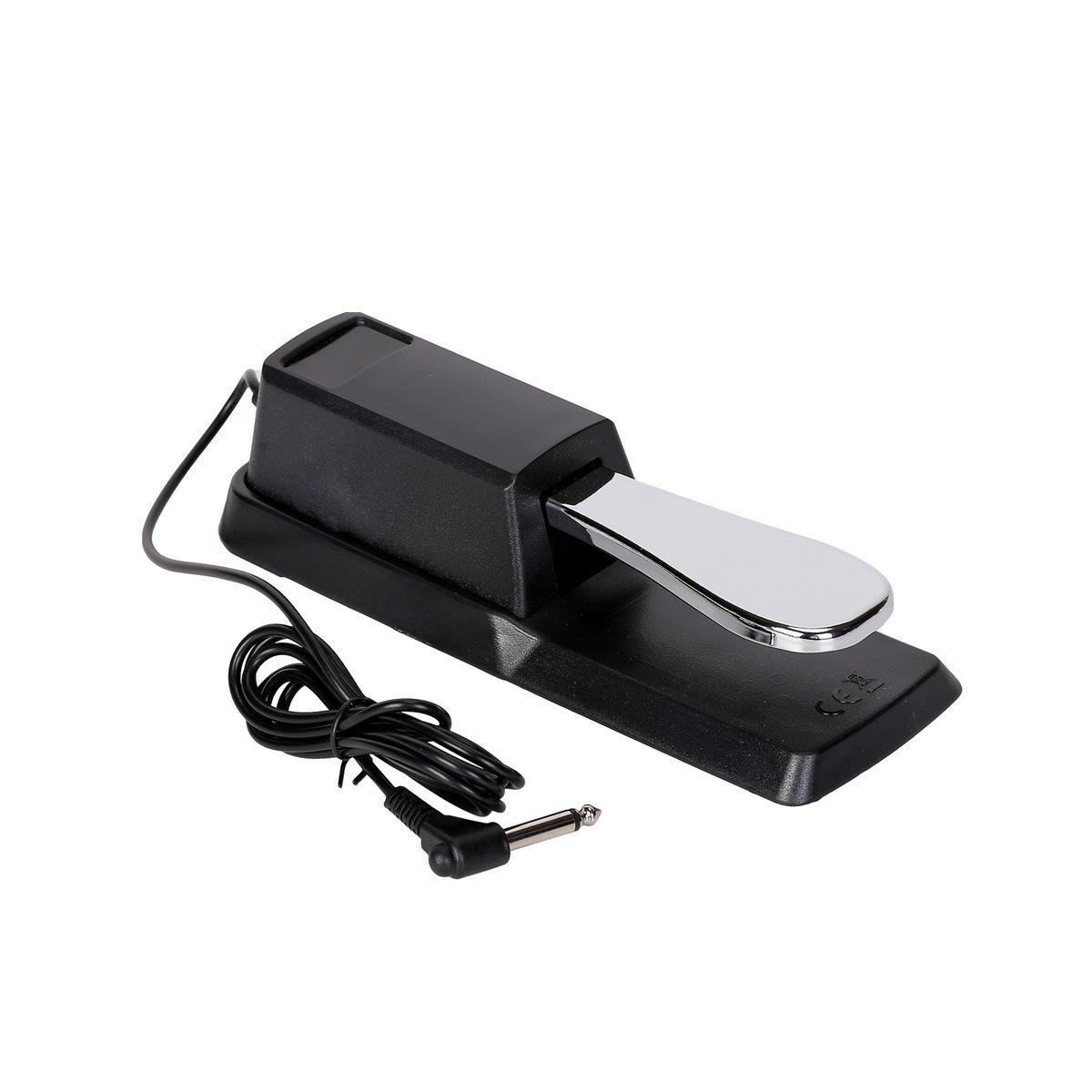 Sustain Pedal for Digital Piano & Electronic Organ серебряный