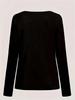European Slim V-neck Chain Long Sleeve Women's Top - 2025 Collection