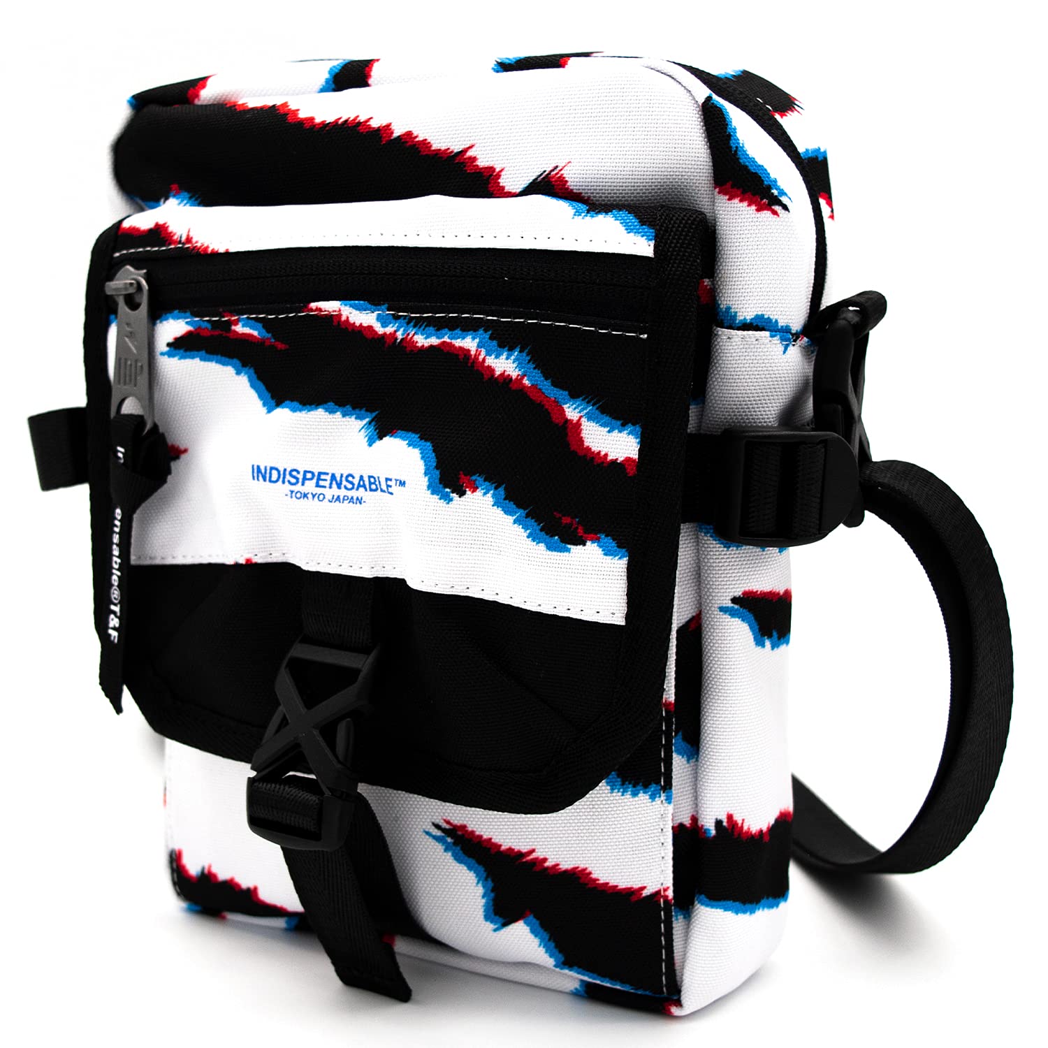 

IDP QUICK SHOULDER BAG BUDDY WHTTGR Body Bag Shoulder Bag Multi Pouch Sacoche Small Crossbody Bag Men Women Unisex [Indispensable] White білий
