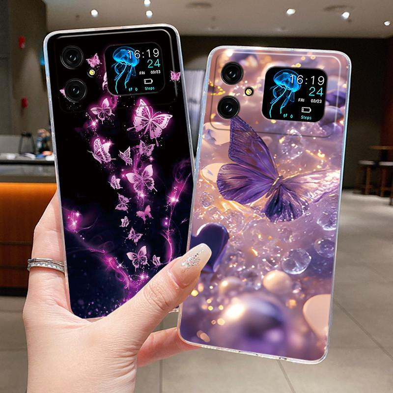 Phone Case For Cubot A20 Butterfly Bow Protective Thin Casing CubotA20 Fundas Coque Transparent Soft Silicone TPU Cover Capa