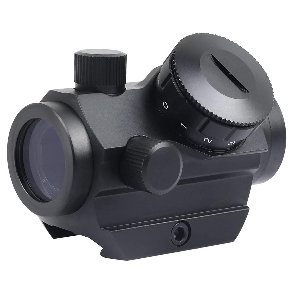 M1K T1 Type Red Dot Sight, 20mm Rail Compatible, High Mount, Airsoft Sight