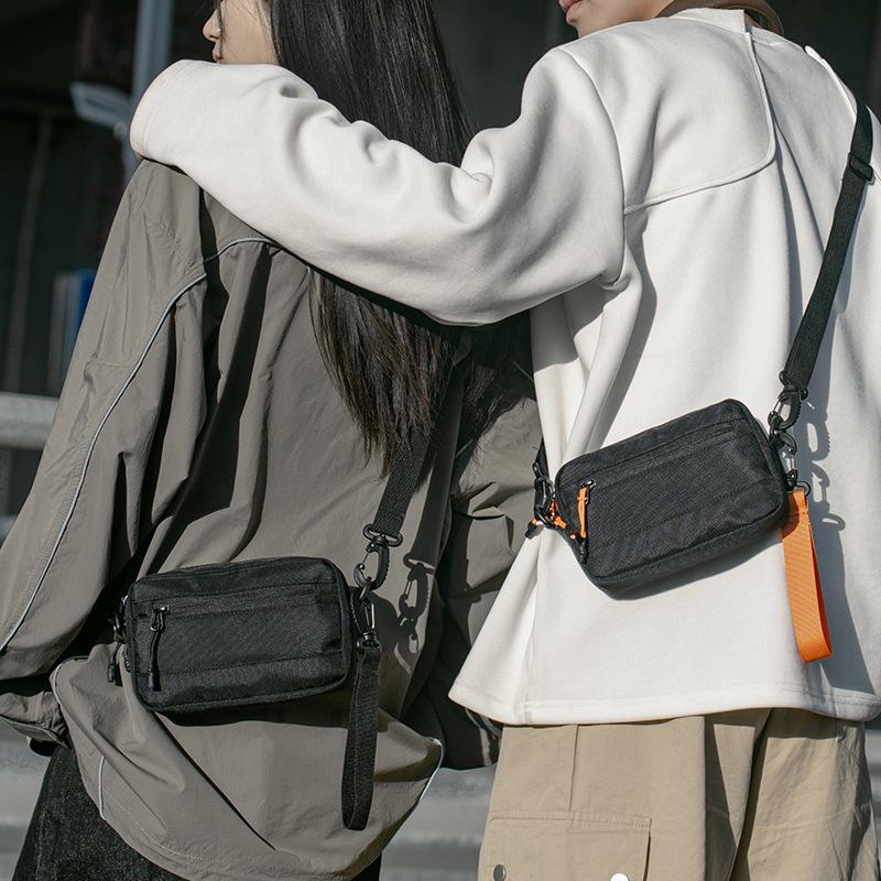 Crossbody Bag Women's Simple Casual Outdoor Lightweight Trendy Shoulder Bag Men's Tooling Commuter Mobile Phone Bag