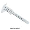 Mini Dual Scale Vernier Caliper 80-150mm for Jewelry and Wenwan, Plastic Measuring Tool