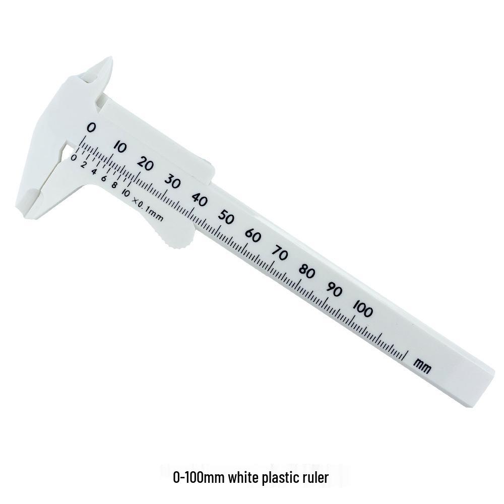 Mini Dual Scale Vernier Caliper 80-150mm for Jewelry and Wenwan, Plastic Measuring Tool