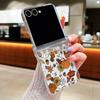 Christmas Ghost Halloween Case For Samsung Z Flip 8 7 FE 6 5 4 Clear PC Slim Hard Folding Phone Cover For Galaxy Z Flip8 Flip7 Flip6 Flip5