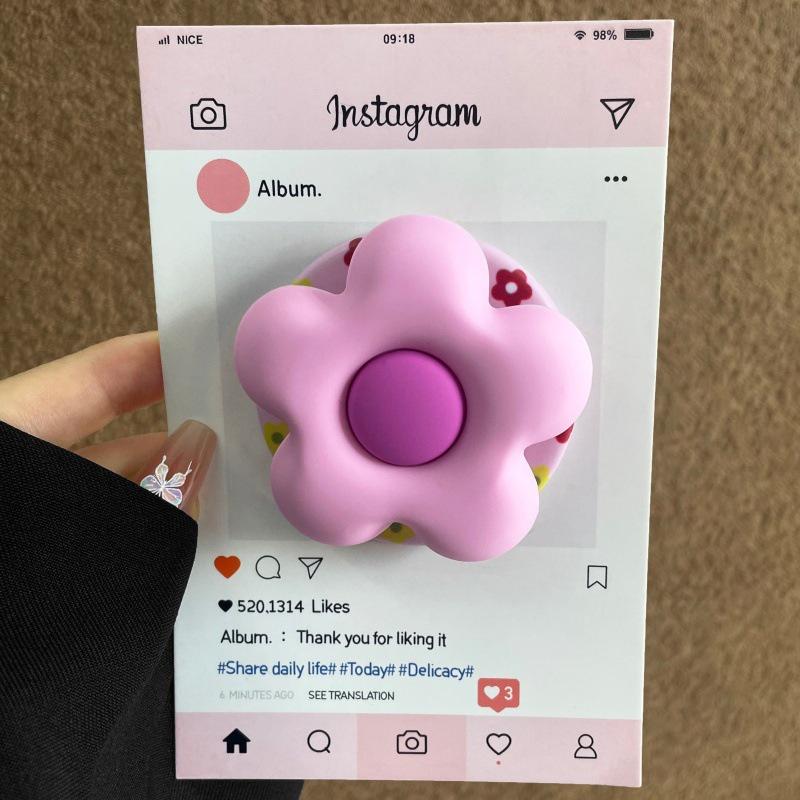 Korean-Style 3D Flower Magnetic Airbag Bracket Magsafe Sticker